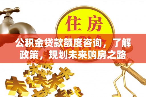 贵州公积金贷款额度咨询，了解政策，规划未来购房之路